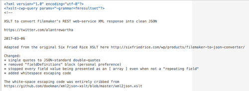 More information about "fmresultsetjson.xsl"